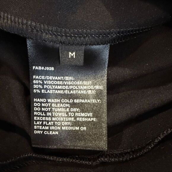 Lafayette 148 Stanton Stretch Milano Pull On Pants Black Size Medium - Picture 3 of 8